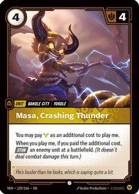 Masa, Crashing Thunder (120/166) - Vendetta