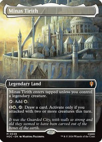 Minas Tirith (Borderless) -  Foil (HOC-049) - The Hobbit: Eternal-Legal