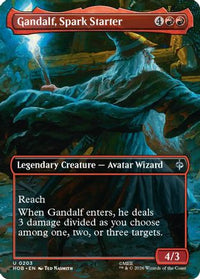 Gandalf, Spark Starter (Borderless) -  Foil (HOB-203) - The Hobbit