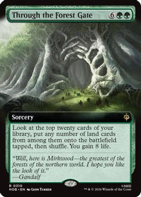 Through the Forest Gate (Extended Art) -  Foil (HOB-310) - The Hobbit