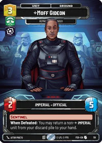 Moff Gideon - Remnant Commander (Participation) (118) - Galactic Championship 2026 Foil