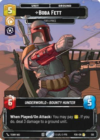 Boba Fett - For a Price (Participation) (120) - Galactic Championship 2026 Foil