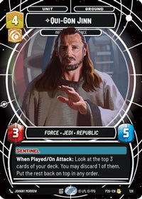Qui-Gon Jinn - Influencing Chance (128) - Galactic Championship 2026 Foil