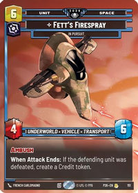 Fett's Firespray - In Pursuit (Prize Wall) (151) - Galactic Championship 2026