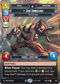 Zeb Orellios - Spectre Four (Prize Wall) (Foil) (159) - Galactic Championship 2026 Foil