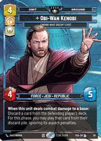 Obi-Wan Kenobi - Finding What Doesn't E (Prize Wall) (Foil)xist (161) - Galactic Championship 2026 Foil
