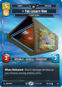 The Legacy Run - Doomed Debris (Prize Wall) (Foil) (162) - Galactic Championship 2026 Foil