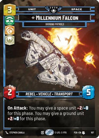 Millennium Falcon - Dodging Patrols (167) - Galactic Championship 2026 Foil