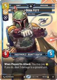 Boba Fett - For a Price (184) - Galactic Championship 2026 Foil