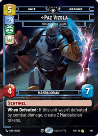 Paz Vizsla - For a Brighter Future (190) - Galactic Championship 2026 Foil