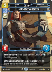 Bo-Katan Kryze - Alone (193) - Galactic Championship 2026 Foil