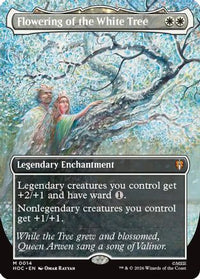 Flowering of the White Tree (Borderless) -  Foil (HOC-014) - The Hobbit: Eternal-Legal