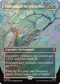 Flowering of the White Tree (Borderless) (Surge Foil) -  Foil (HOC-054) - The Hobbit: Eternal-Legal
