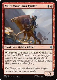 Misty Mountains Raider -  Foil (HOB-105) - The Hobbit