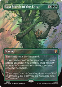 Last March of the Ents (Borderless) (Surge Foil) -  Foil (HOC-067) - The Hobbit: Eternal-Legal