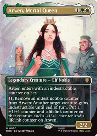 Arwen, Mortal Queen (Borderless) -  (HOC-030) - The Hobbit: Eternal-Legal