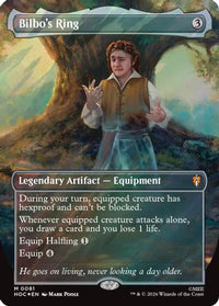 Bilbo's Ring (Borderless) (Surge Foil) -  Foil (HOC-081) - The Hobbit: Eternal-Legal