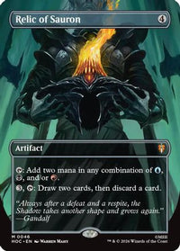 Relic of Sauron (Borderless) -  Foil (HOC-046) - The Hobbit: Eternal-Legal