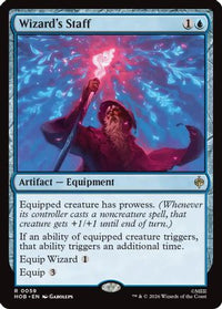 Wizard's Staff -  Foil (HOB-059) - The Hobbit