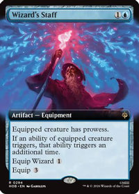 Wizard's Staff (Extended Art) -  Foil (HOB-294) - The Hobbit