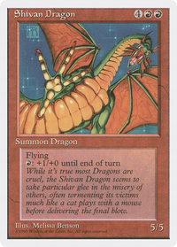Shivan Dragon [Fourth Edition]