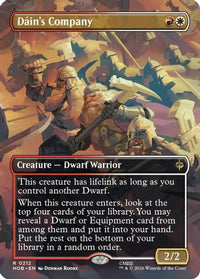 Dain's Company (Borderless) -  Foil (HOB-212) - The Hobbit
