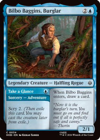 Bilbo Baggins, Burglar -  Foil (HOB-034) - The Hobbit