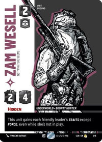 Zam Wesell - Not What She Seems (3/6) - 2026 Convention Exclusive Foil