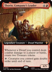 Thorin, Company's Leader (Extended Art) -  (HOC-100) - The Hobbit: Eternal-Legal