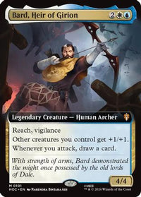 Bard, Heir of Girion (Extended Art) -  Foil (HOC-101) - The Hobbit: Eternal-Legal