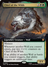 Chief of the Wilds (Extended Art) -  Foil (HOC-103) - The Hobbit: Eternal-Legal