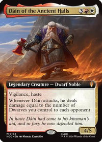 Dain of the Ancient Halls (Extended Art) -  Foil (HOC-104) - The Hobbit: Eternal-Legal