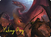 Magnificent End Art Card (Gold-Stamped Signature) -  (ASHOB-005) - Art Series: The Hobbit