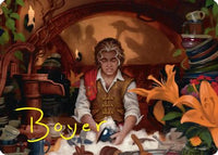 Confusticate and Bebother Art Card (Gold-Stamped Signature) -  (ASHOB-008) - Art Series: The Hobbit