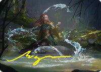 Mirkwood Meditator Art Card (Gold-Stamped Signature) -  (ASHOB-010) - Art Series: The Hobbit