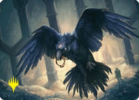 Most Decrepit Old Bird Art Card (Gold-Stamped) -  (ASHOB-042) - Art Series: The Hobbit