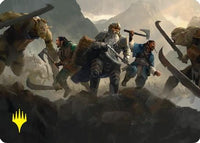 Struggle of Howling Steel Art Card (Gold-Stamped) -  (ASHOB-051) - Art Series: The Hobbit