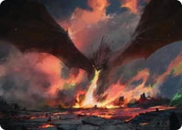 Smaug, the Great Calamity Art Card -  (ASHOB-017) - Art Series: The Hobbit