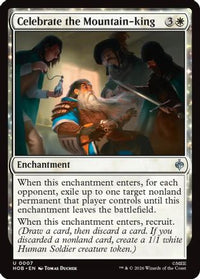 Celebrate the Mountain-king -  Foil (HOB-007) - The Hobbit