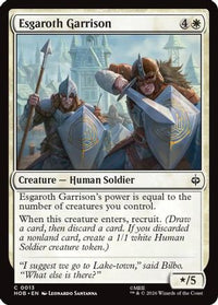 Esgaroth Garrison -  Foil (HOB-013) - The Hobbit
