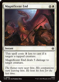 Magnificent End -  Foil (HOB-020) - The Hobbit