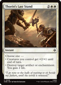 Thorin's Last Stand -  Foil (HOB-028) - The Hobbit
