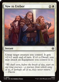 Vow to Erebor -  Foil (HOB-031) - The Hobbit