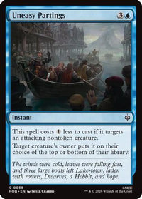 Uneasy Partings -  Foil (HOB-058) - The Hobbit
