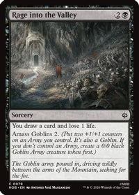 Rage into the Valley -  Foil (HOB-079) - The Hobbit