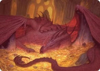 Smaug the Magnificent Art Card -  (ASHOB-043) - Art Series: The Hobbit
