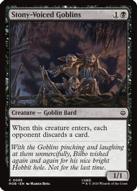 Stony-Voiced Goblins -  Foil (HOB-085) - The Hobbit