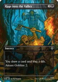 Rage into the Valley (Borderless) -  Foil (HOB-200) - The Hobbit