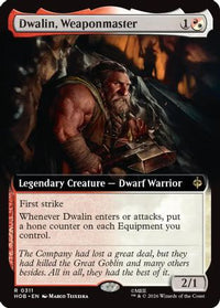 Dwalin, Weaponmaster (Extended Art) -  (HOB-311) - The Hobbit