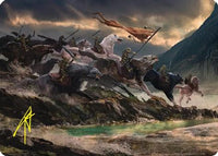 Tide of Fury and Disorder Art Card (Gold-Stamped Signature) -  (ASHOB-053) - Art Series: The Hobbit